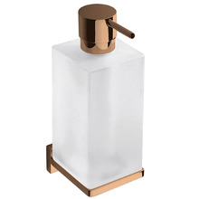 Colombo Look Дозатор для жидкого мыла, подвесной, цвет: PVD Vintage/матовое стекло