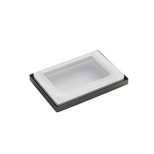 Colombo Look Мыльница настольная, цвет: PVD графит полированный/матовое стекло