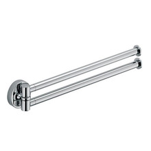 Colombo Plus Полотенцедержатель 34.5см, двойной, цвет: хром