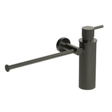 Colombo Plus Полотенцедержатель с дозатором для жидкого мыла, подвесной, цвет: PVD графит шлифованный