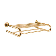 Colombo Hermitage Полотенцедержатель большой, 56х14см, цвет: PVD золото