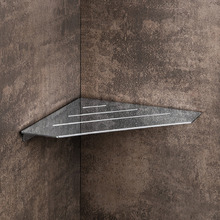 Colombo Angolari Полка для ванной 20х20см, угловая, цвет: хром