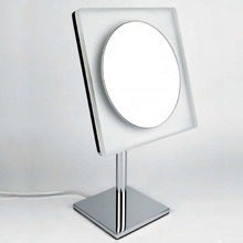 Colombo Complementi Зеркало косметическое, настольное, х3, подсветка, цвет: хром