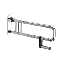 Colombo Complementi Поручень для инвалидов, 65см, с держателем для т/б., цвет: хром