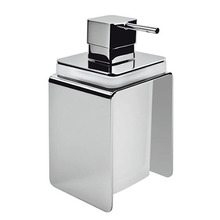 Colombo Forever Дозатор для жидкого мыла, настольный, цвет: хром/матовое стекло