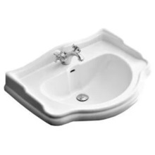 Раковина Kerasan Retro 104601*1, 69 см, 1 отверстие под смеситель, белая