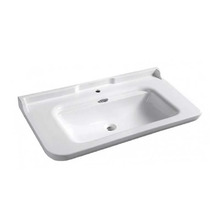 Раковина Kerasan Waldorf 4144K1bi/cr*1, 120 см, белая