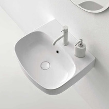 Раковина накладная Kerasan Nolita 534001*1, 50 см, цвет белый глянцевый