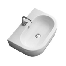 Раковина Kerasan Flo, 60 см, керамика, цвет белый, 314201*1