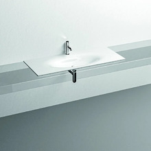 Раковина керамическая Kerasan Shape 548001*1, 120 см, встраиваемая, цвет белый