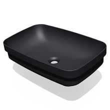 Раковина встраиваемая/накладная Kerasan Tribeca 514331, 60 см, цвет черный матовый