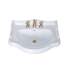 Раковина Kerasan Retro 104601*3, 69 см, 3 отверстия под смеситель, цвет белый