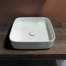 Раковина накладная Kerasan Tribeca 460101 43 х 43 см, цвет белый