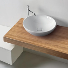 Раковина накладная Kerasan Ciotola 430301 С3, 46 см, цвет белый