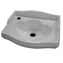 Раковина Kerasan Retro 103301*1 sx 41 см, отверстие под смеситель слева (SX), цвет белый