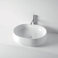 Раковина накладная Kerasan F10, 56 см, цвет белый, 460501