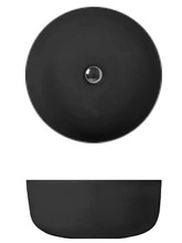 Раковина Kerasan Nolita 534431 чаша, 40 см, цвет черный матовый