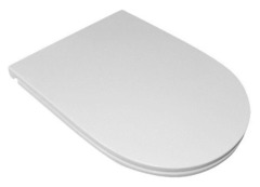 Крышка-сиденье Kerasan Aquatech 379101 Slim для унитаза, микролифт, белый глянцевый