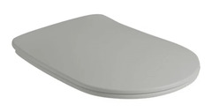 Крышка-сиденье Kerasan Nolita 539159 Slim для унитаза, микролифт, быстросъемное, светло-серый