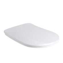 Сиденье для унитаза Kerasan Nolita SLIM быстросъемное, цвет белый глянец, петли хром с микролифтом, 539101