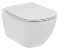 Подвесной безободковый унитаз Ideal Standard Tesi Rimless AK0003, сиденье микролифт, белый