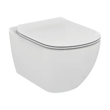 Подвесной унитаз безободковый Ideal Standard Tesi Aquablade T007901/T352701, крышка микролифт, белый
