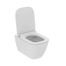 Подвесной унитаз Ideal Standard i.life B T5330HY, безободковый, крышка-сиденье с микролифтом в комплекте, цвет белый