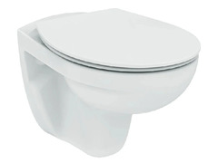 Унитаз подвесной Ideal Standard Tirso, R034301, безободковый, сиденье с микролифтом, белый