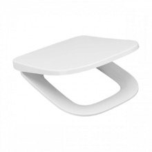 Сиденье с крышкой ROCA ZRU9307682 THE GAP для унитаза тонкое мягкое закрывание, белый