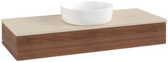 Тумба под раковину Villeroy&Boch Antao 120 L10113HM подвесная с подсветкой цвет Warm Walnut