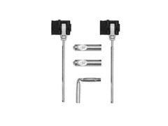 Скрытый крепёж для подвесного унитаза или биде GSI SPARES FISR2 Хром