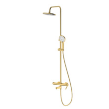 Душевая система со смесителем DQ Bonn мат.золото (DA1703707)