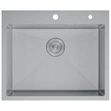 Кухонная мойка D&K нержавеющая сталь сатин (DKS604504)