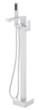 Напольный смеситель для ванны с душем DK Bayern.Liszt матовый белый (DA1516008)