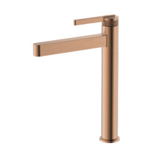 Смеситель для раковины высокий DQ Bonn браш.роз.золото (DA1702033)