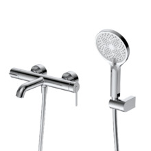 Смеситель для ванны с душем DQ Köln короткий излив хром (DA1753201)