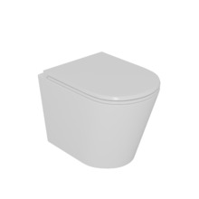 Унитаз D&K подвесной безободковый (торнадо), сиденье микролифт Venice (DT1026516)