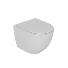Унитаз DK подвесной безободковый (торнадо)  Matrix 490*370*360мм,белый (DT1396516)