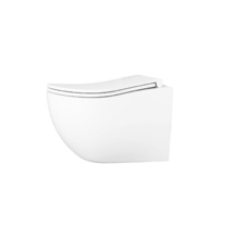 Унитаз подвесной безободковый (торнадо) DQ München 520*360*360мм, сиденье микролифт, белый (DT1566516)