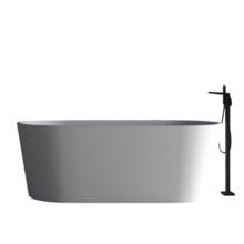 Акриловая ванна ABBER AB9209MW белая матовая