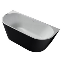 Акриловая ванна ABBER AB9216-1.7MB черная матовая