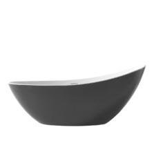 Акриловая ванна ABBER AB9233G серая