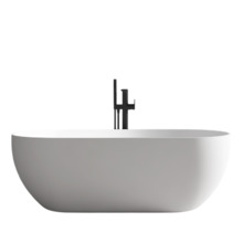 Акриловая ванна ABBER AB9241MW белая матовая