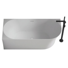 Акриловая ванна ABBER AB9258-1.5 L белая