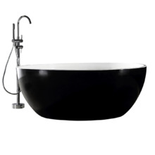 Акриловая ванна ABBER AB9279MB черная матовая