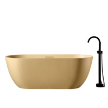 Ванна из искусственного камня ABBER Frankfurt AM9941MS песочная матовая