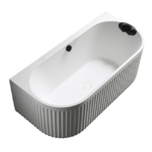 Ванна из искусственного камня ABBER Leipzig AM9916 белая матовая