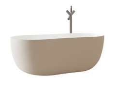 Ванна из искусственного камня ABBER Stein AS9604 белая матовая