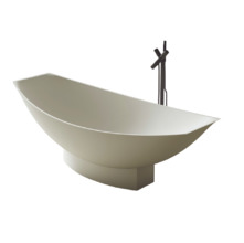 Ванна из искусственного камня ABBER Stein AS9610 белая матовая