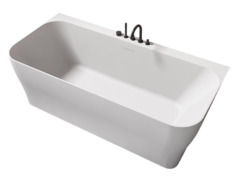 Ванна из искусственного камня ABBER Stein AS9616 белая матовая